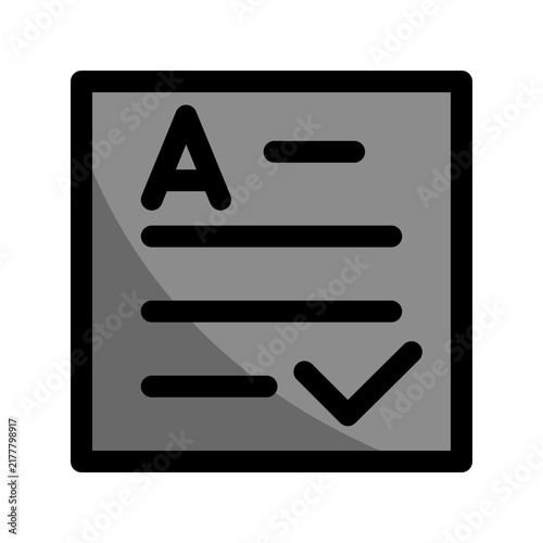 Document icon design template