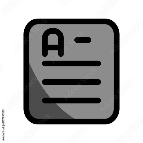Document icon design template