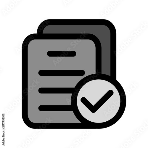 Document icon design template