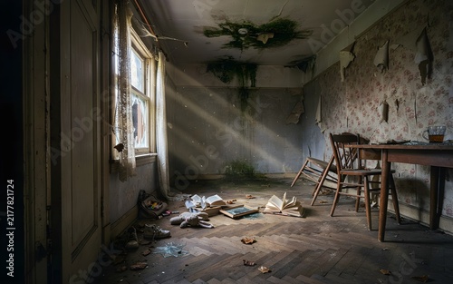 old abandoned building