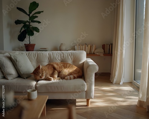 sofa in living room