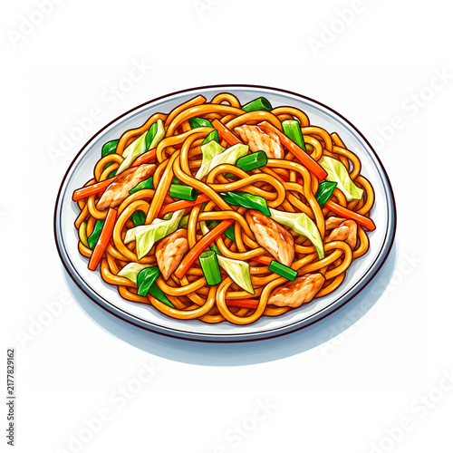 noodle on a plate