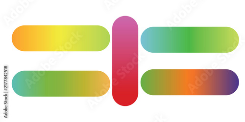vector set of color Gradient Pallets, color swatch. catalog samples, trendy multicolored pallet