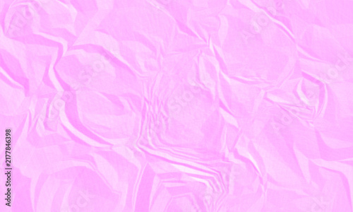 Bright neon pink crumpled paper background with heavy grain texture for dynamic visual design layouts