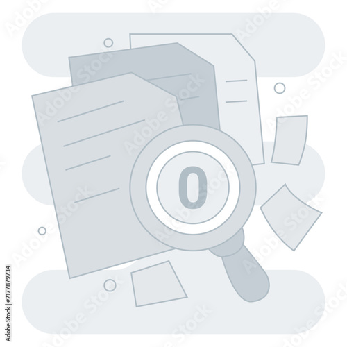 No Result Found Empty States Illustration
