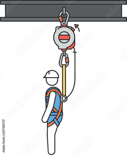 Fall Arrest Harness Setup for Overhead Safety