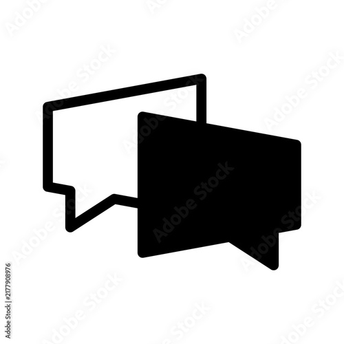 Chat Icon Vector Symbol Design Illustration