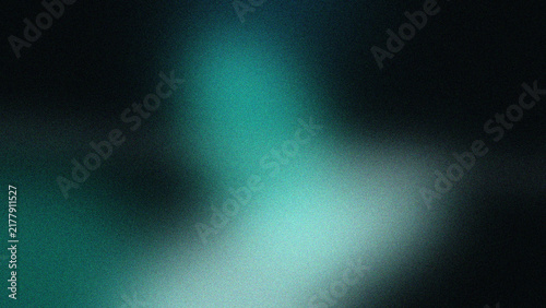 Abstract teal and black gradient with grainy texture