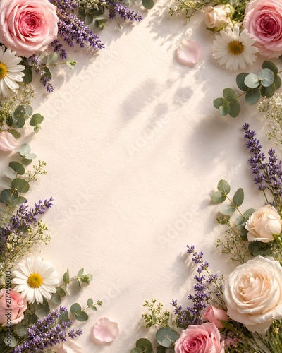 vintage background with roses