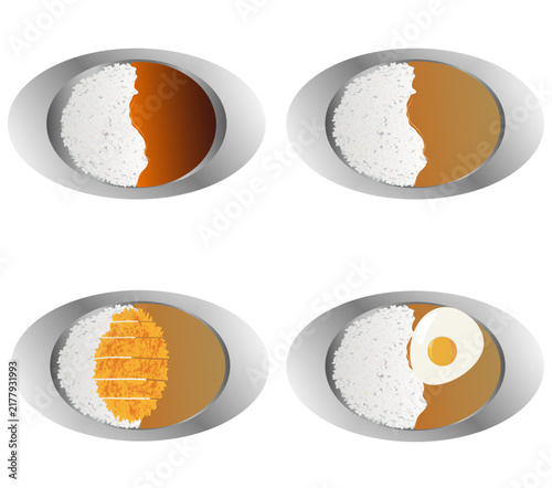 カレーライス（具なし）