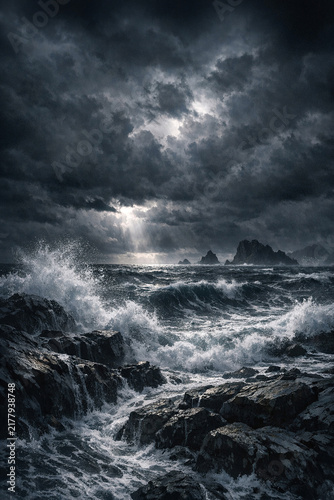 Stormy Seascape