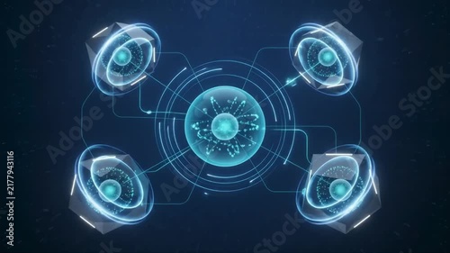 Secure passkey credential synchronization connects trusted devices through encrypted verification and protected passwordless authentication technology.