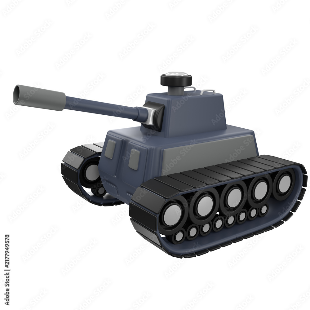 Fototapeta premium Battle Tank 3D Illustrations