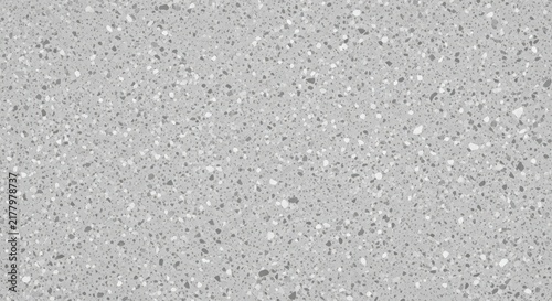 Light gray terrazzo surface with speckled stone texture