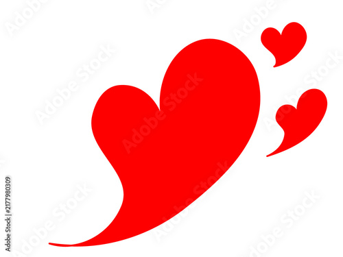 Illustration of a red heart