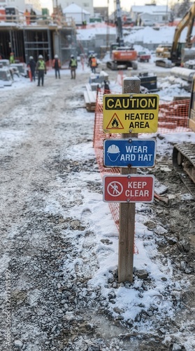 Highlighting Hazard Warnings Protective Gear Protocols and Restricted Access Zones for Workers