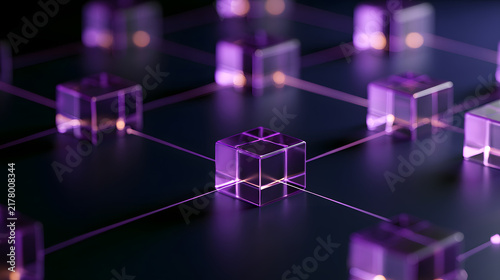 Violet Blockchain Network Concept