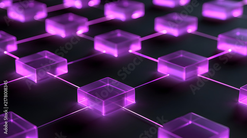 Violet Blockchain Network Concept