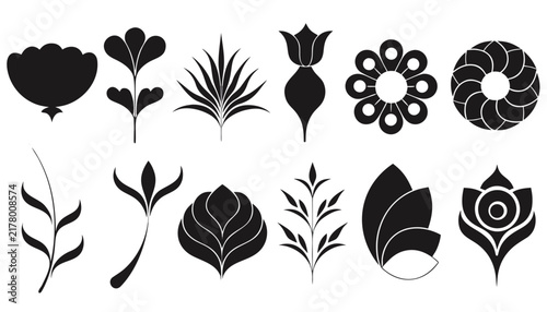 Hand Drawn Hibiscus Floral Artwork Detailed Botanical Vector Illustration