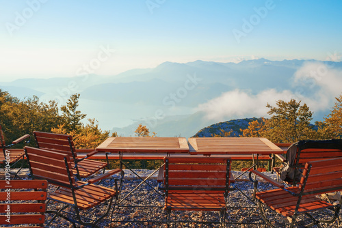 Konstfotografi Beautiful autumn Mediterranean landscape