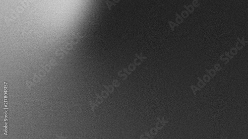 Dark Black Gray Grainy Abstract Background with Soft Diagonal Light and Shadow, Moody Minimal Monochrome Texture