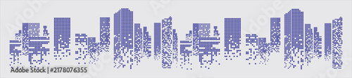 building dot vector design