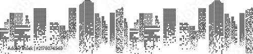 building dot vector design