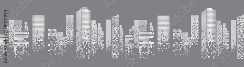 building dot vector design