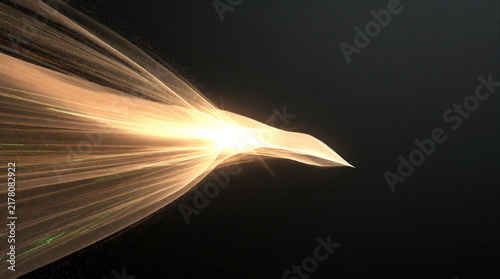 wind elongation shaping a glowing sand dune across an infinite charcoal background representing rapid operational speed