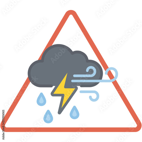 Extreme Weather icon illustration