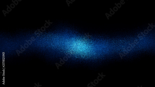 Foto Abstract Watercolor Abstract blue light swirl nebula on black background with glittering particle effect and glowing ambient