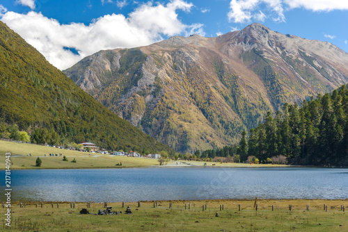 Beautiful View of Wudi Hu or Bottomless Lake, Unseen in Shangri-La.
Located in Gesha Town, not far from Shangri-La in Yunnan Province, visit this hidden lake nestled amidst mountains and pine forests.