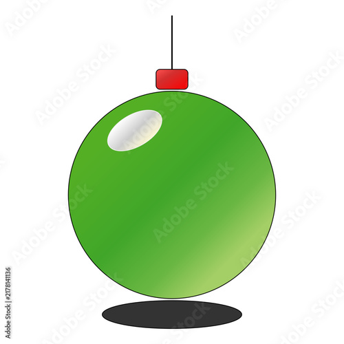 Cute Christmas light bulb element