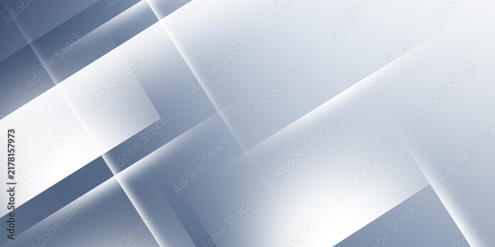 Fototapeta premium Modern blue and white abstract background with elegant bright diagonal lines