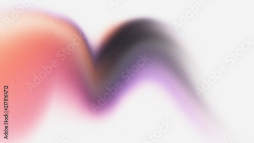 Abstract bright grainy background with soft peach pink and dark wave