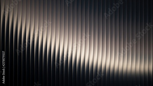 Canvastavla Abstract black and white vertical line wave pattern