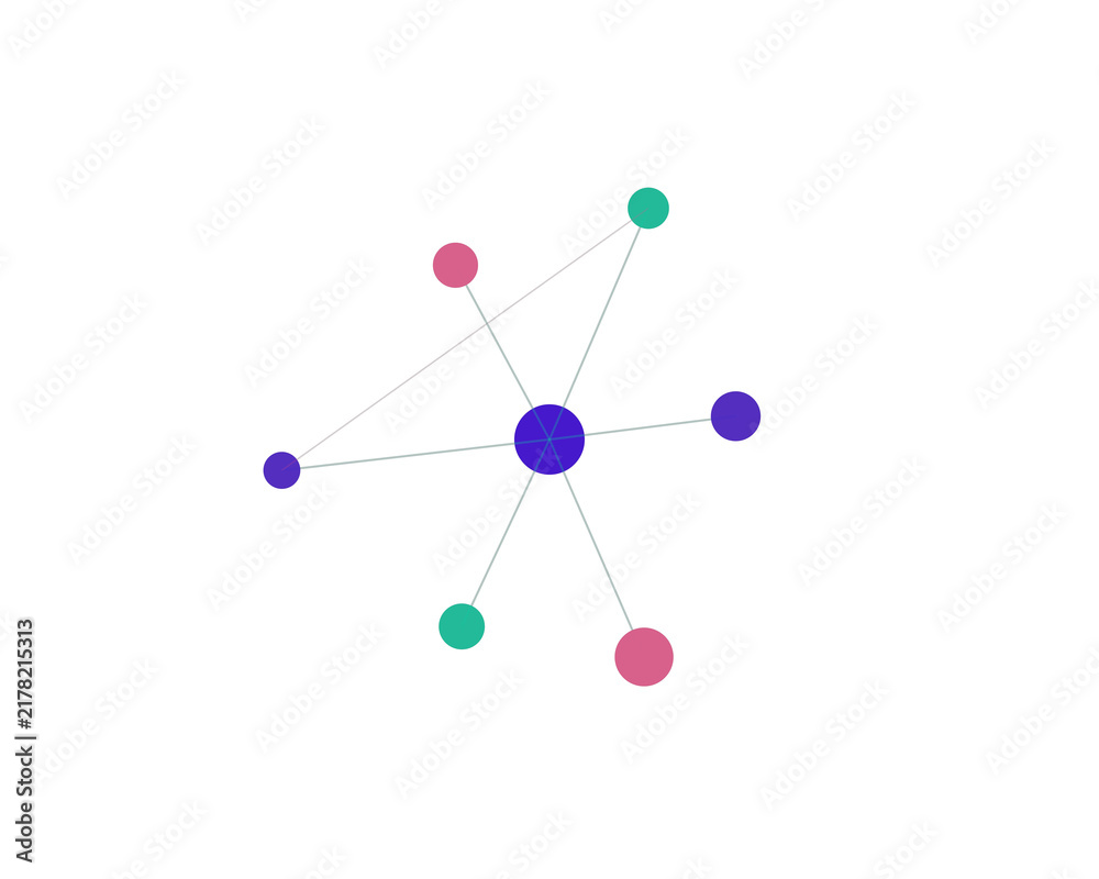 Photography Bidirectional flow network with arrows showing mutual connections