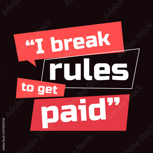 Bold Quote Social Media Post Template with Red Speech Bubble