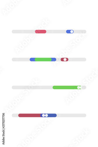 Digital transformation roadmap timeline with workstreams. Isolated transparent PNG digital transformation visualization for executive strategy.