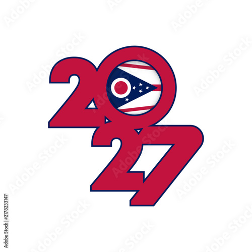 2027 banner with Ohio State flag inside.
