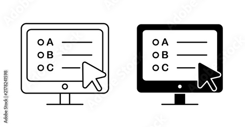 Online Test Icon