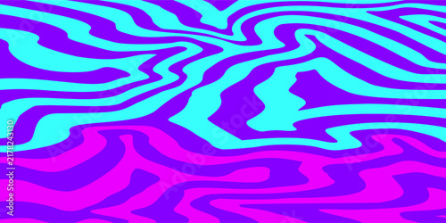 vibrant wave y2k groovy background. Abstract purple, blue and pink groovy background. Abstract wavy fluid pink, purple, and blue psychedelic stripes background.