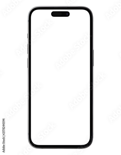 iPhone 17 Pro Blank Screen Mockup Template