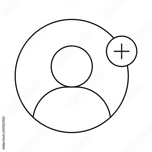 Follower Icon, Social Media Follower Growth and Audience Engagement Concept, Digital Follower Icon for Social Networks and Online Communities, vector