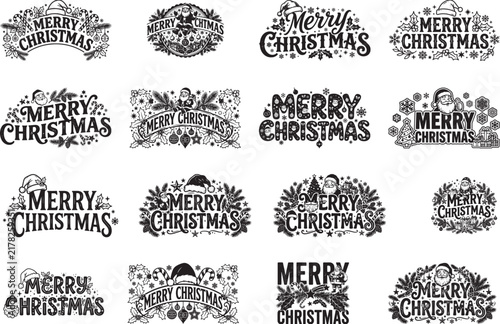 Merry Christmas Santa SVG