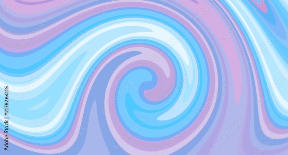 Fototapeta premium Abstract Pastel Fluid Liquid Marble Background with Pink and Blue Swirls