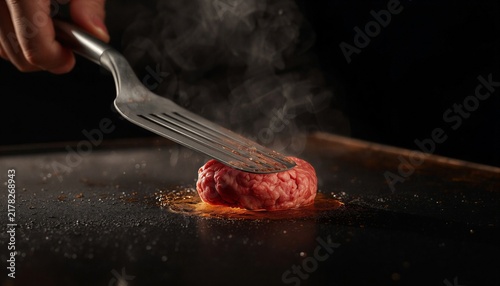 sausage on a fork