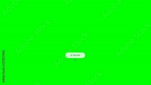 Link in bio swipe indicator right badge on green screen