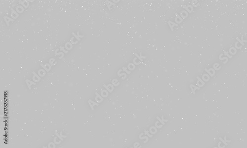 Cuadro en lienzo Fine snowflakes falling gently in a dark night sky