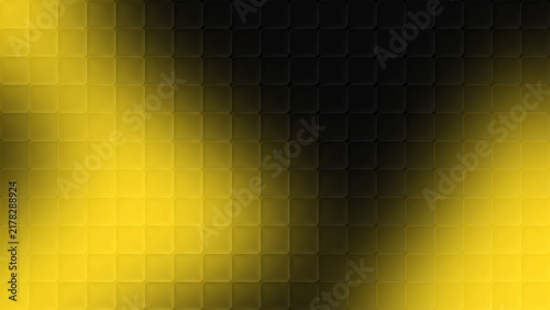 Obraz na płótnie yellow cubic glass pattern gradient background